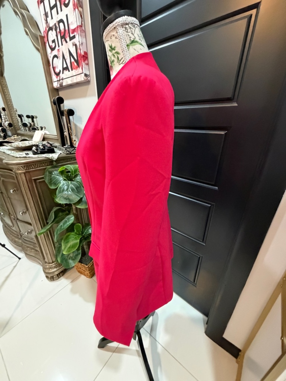 Zara Hot Pink Open-Front Blazer - Picture 7 of 12